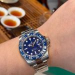 N Factory ROLEX GMT  904L Steel 3186/3285 Movement Blue Watch